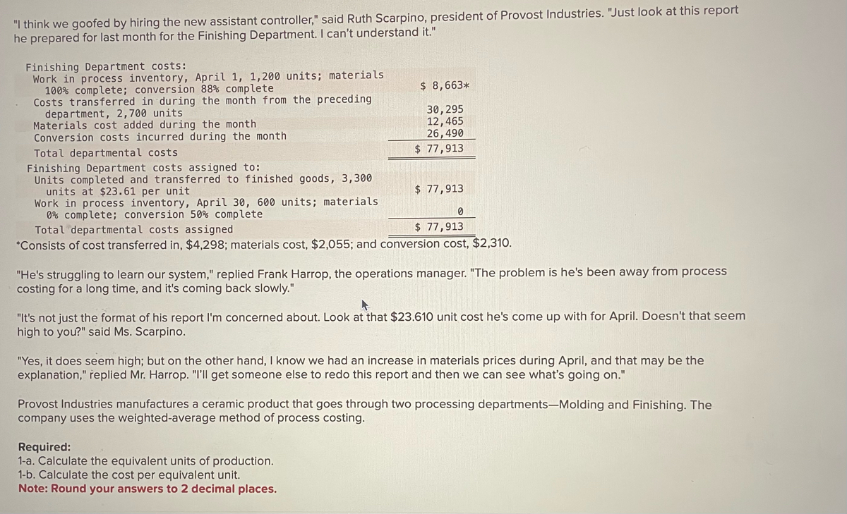 Ruth Scarpino, president of Provost Industries. "Just look at this report Required: