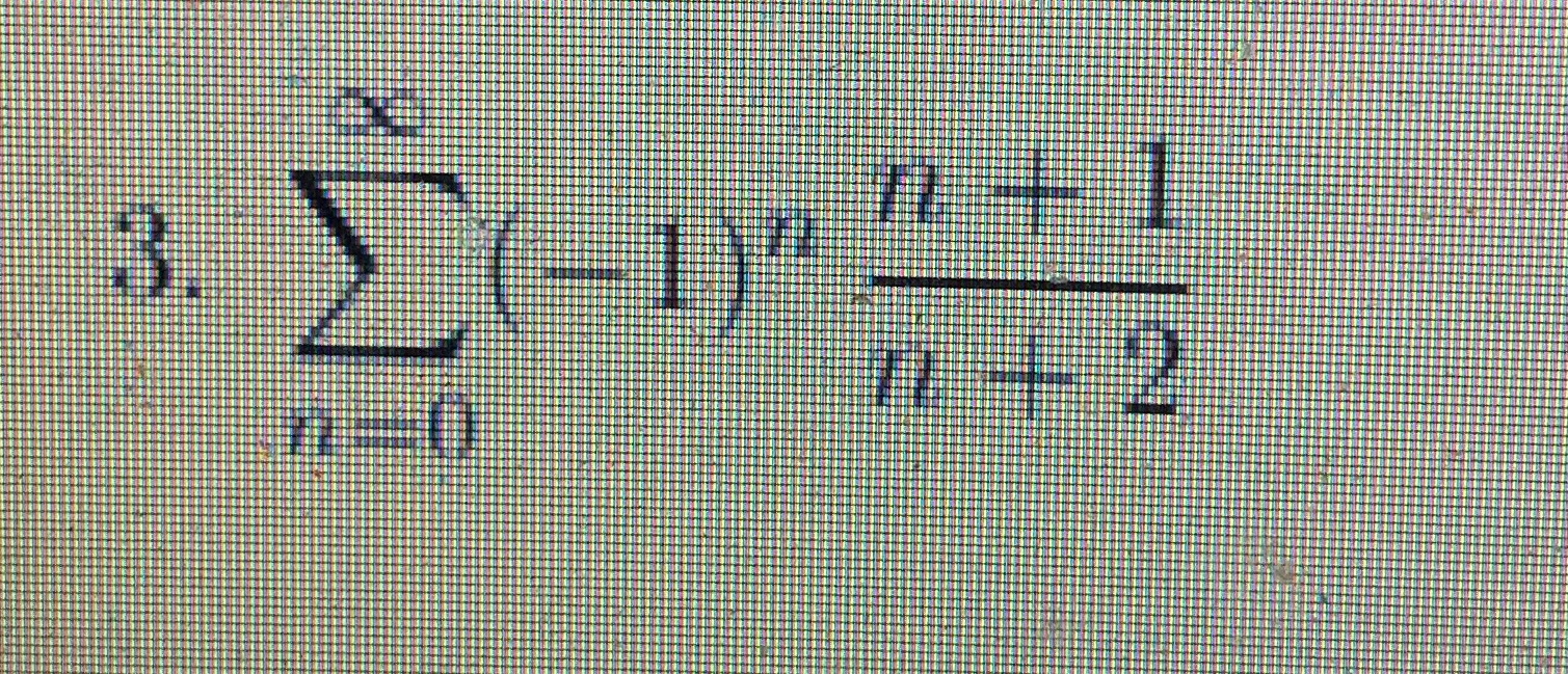 Converge or diverge using Direct comparison test? 3 M