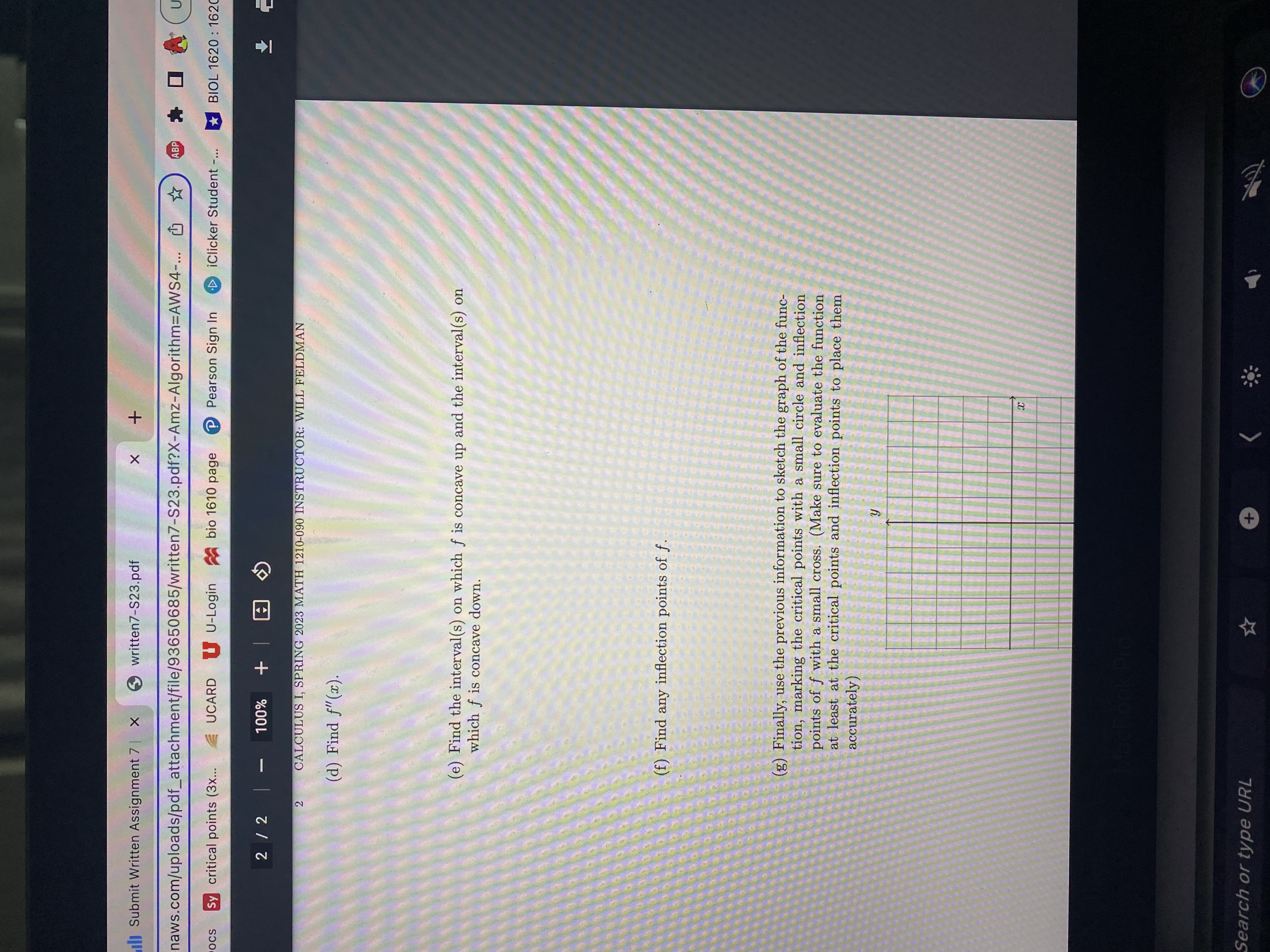 In iClicker Student -... BIOL 1620 : 162 2 / 2| 100%