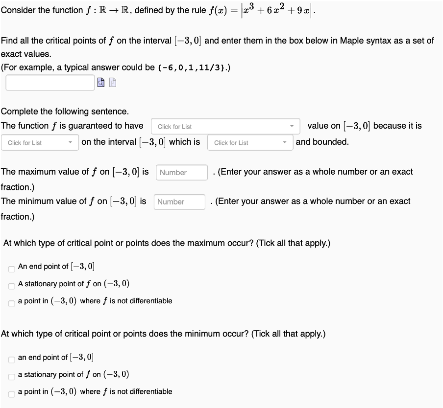  Consider the function f : IR - IR, defined by the