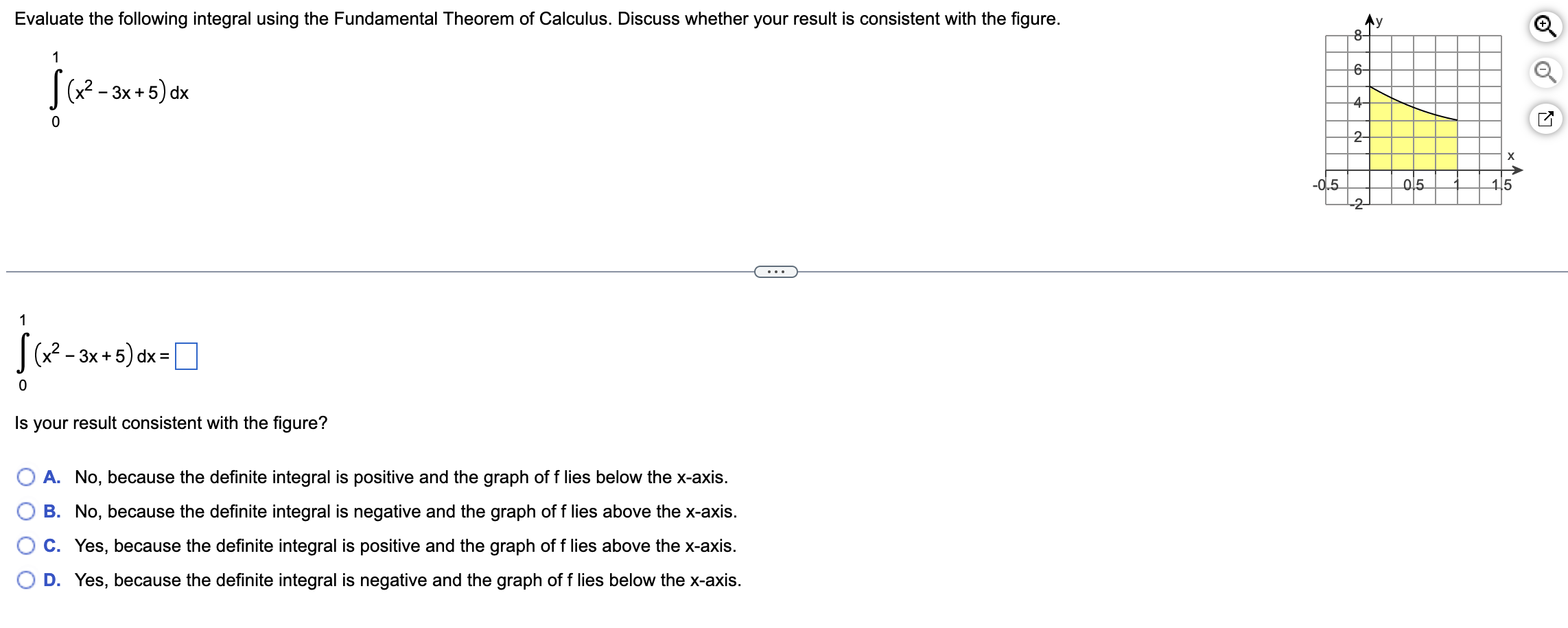 given interval. b. Approximate the net area bounded by the graph of