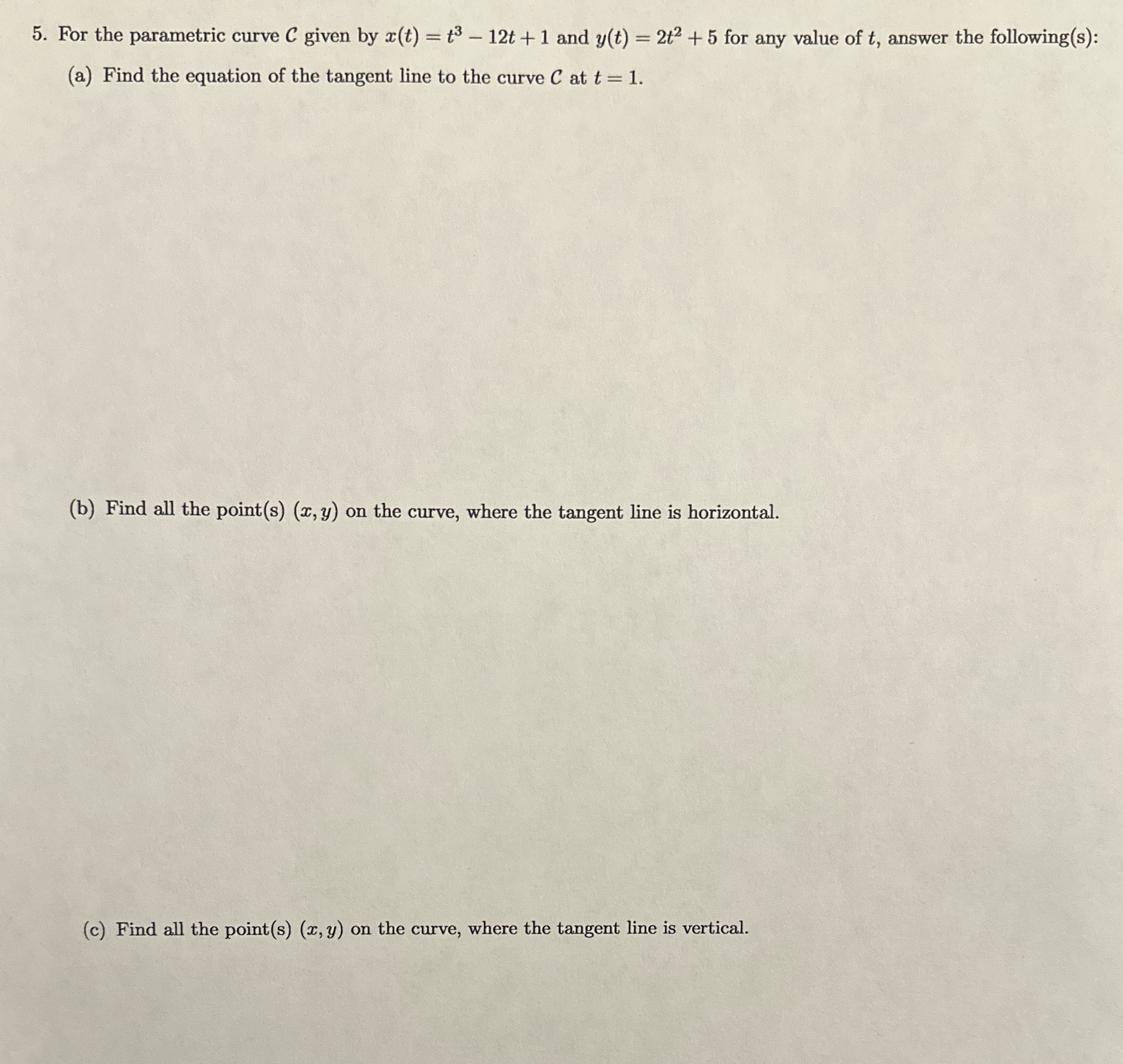 Can you please solve these step by step 5. For the