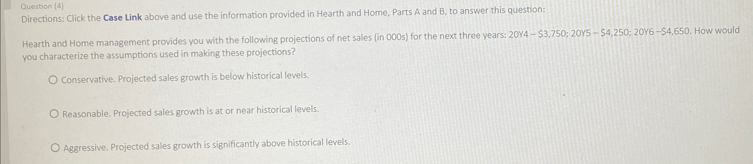 information provided in Hearth and Home, Parts A and B, to answer