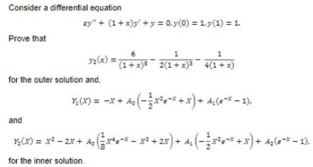 =0.y(0) = 1,y(1) = 1. Prove that 6 1 1 72(x) =
