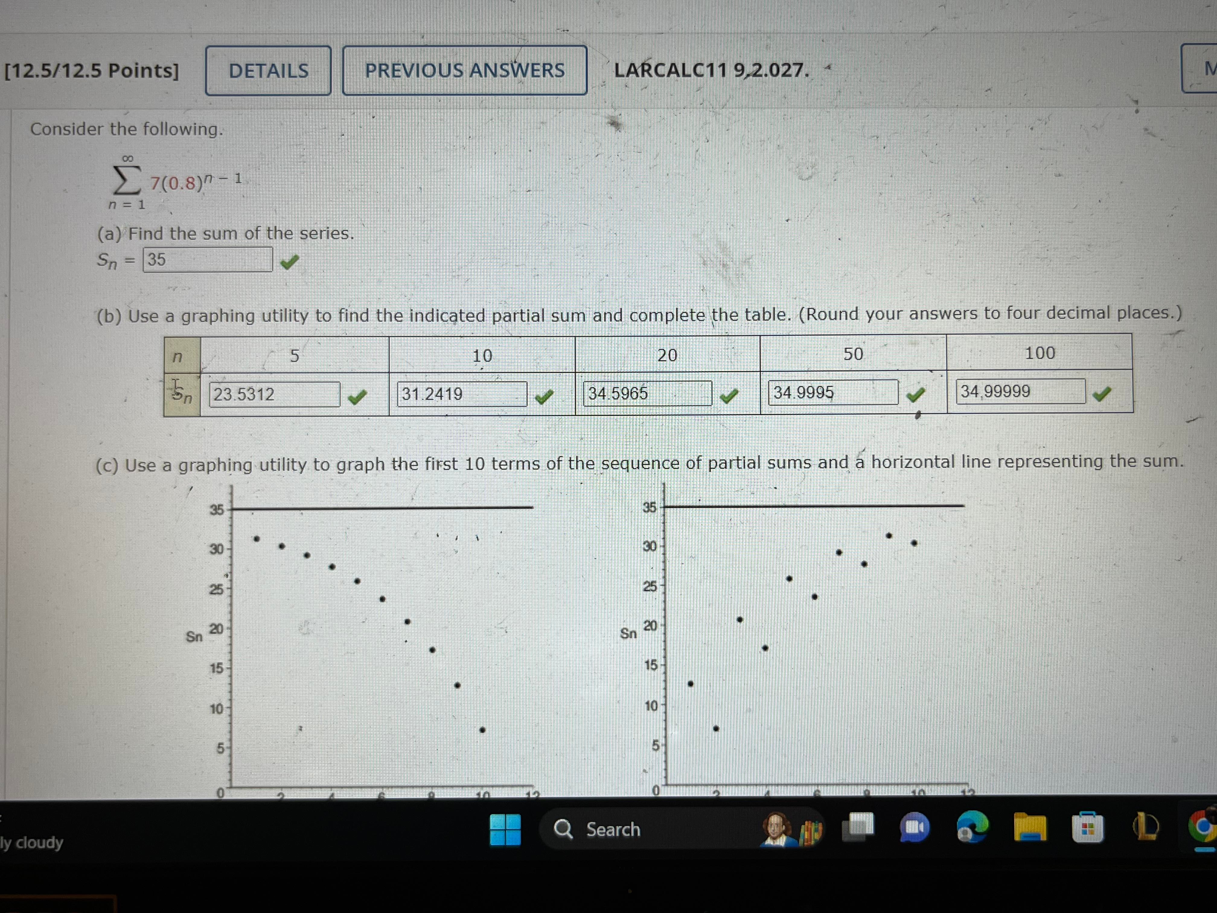 5/12. 5 Points] _ETAILS _REVIOUS _NSWERS LARCALC'H 9,2 027, \" g V
