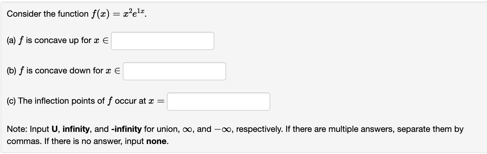 commas. If there is no answer, input none. Consider the function f(a':)