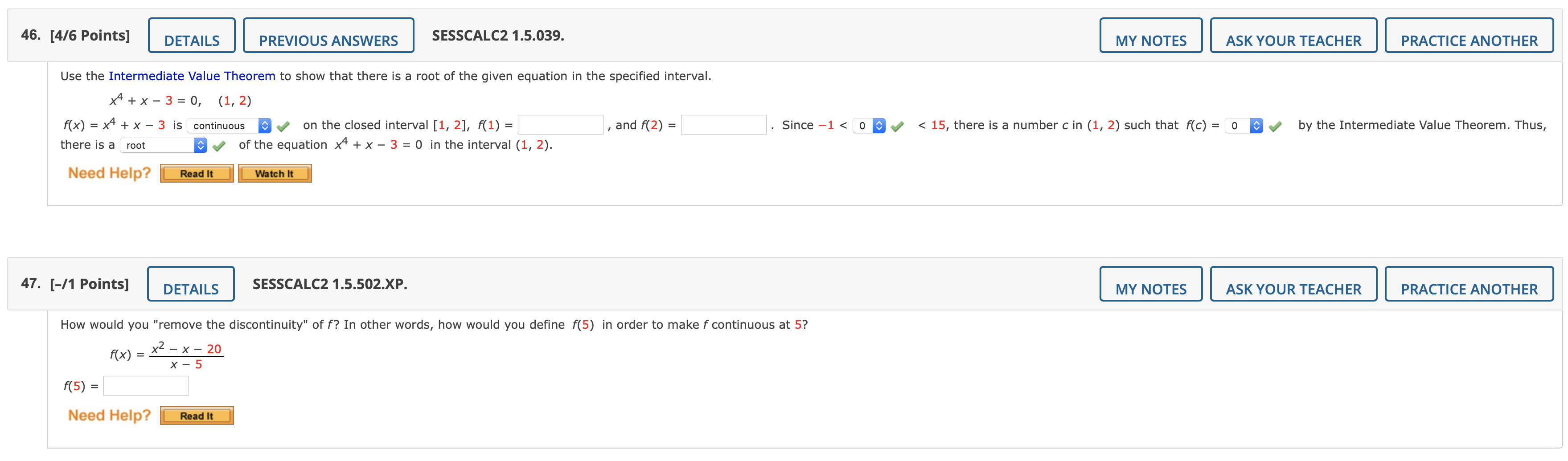 Points] DETAILS SESSCALC2 1.3.522.XP.MI. Use the given graph of f to state