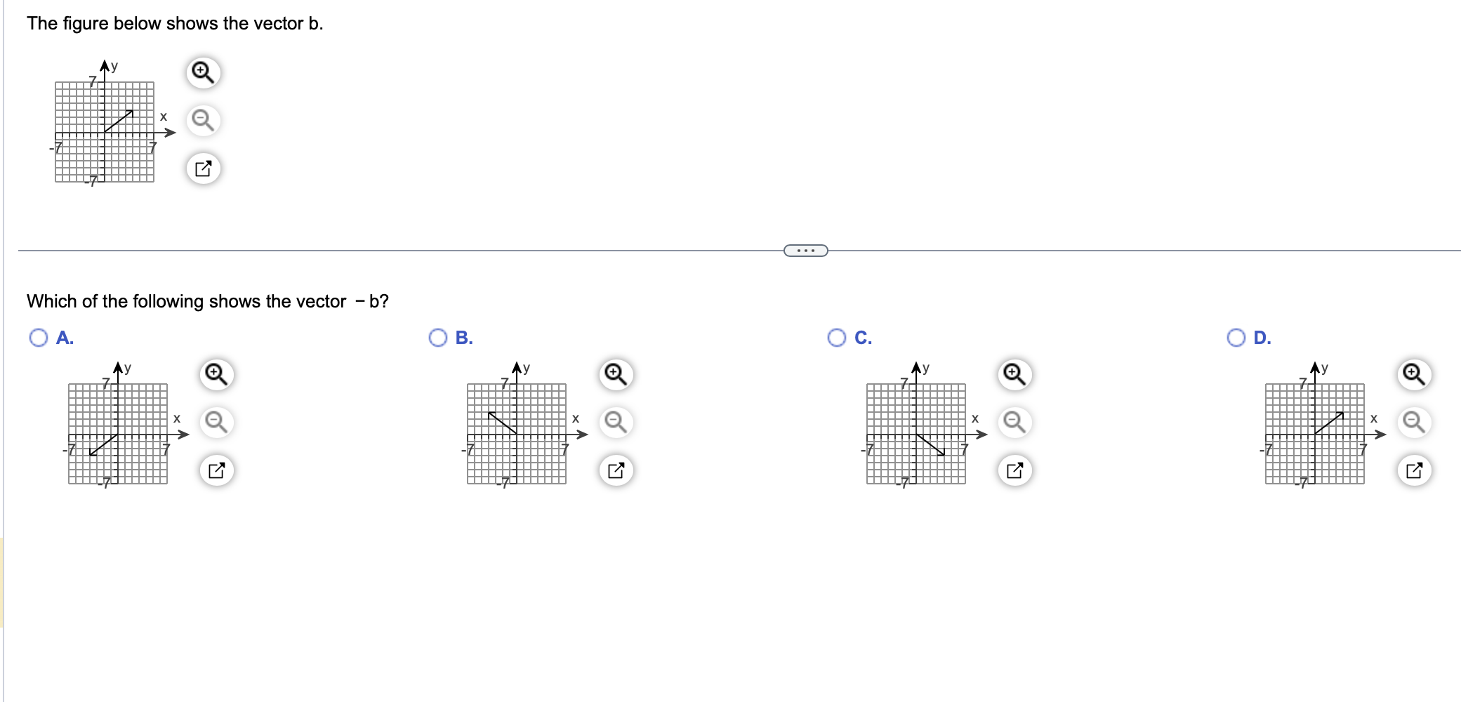 below. Q q Find the area of the triangle ABC. a=3400m b=2370m