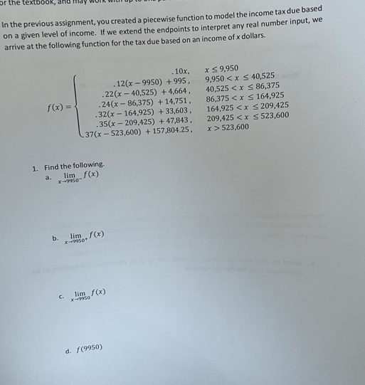 number input, we arrive at the following function for the tax due