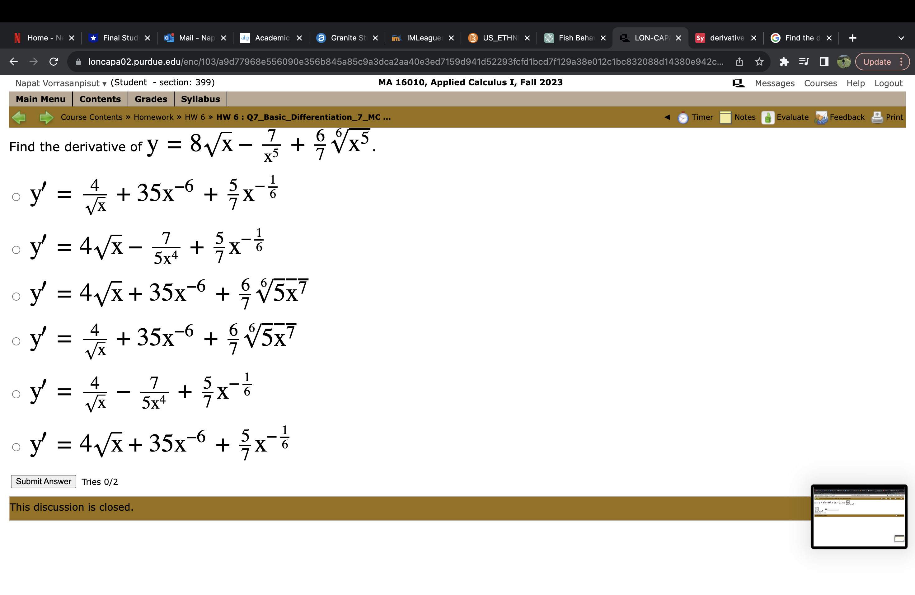 Main Menu Contents Grades Syllabus Course Contents > Homework > HW 6