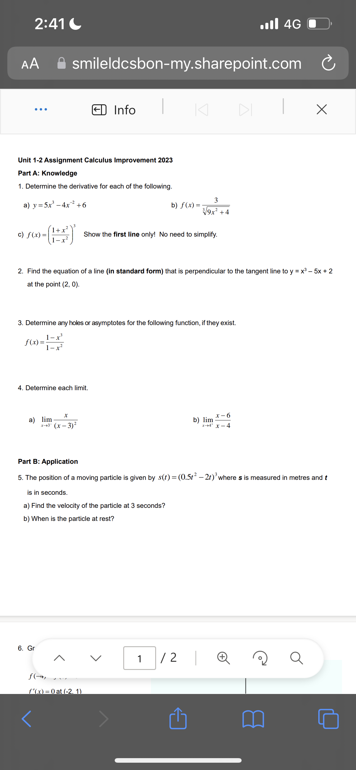 following function. f (x) = (x3-1)3 8. An environmental study of a
