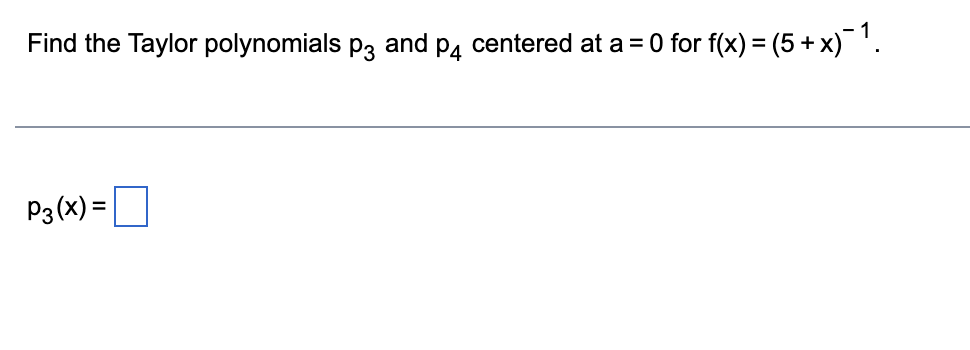 \fa. Use the given Taylor polynomial p2 to approximate the given