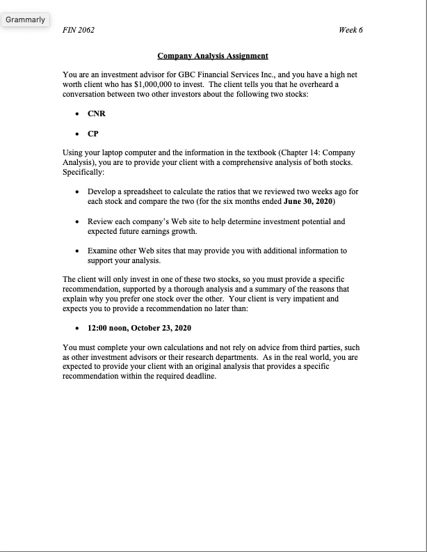  Hello, can you please help me with this assignment. I really