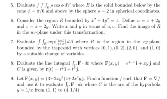 below by the cone d = 7/6 and above by the sphere