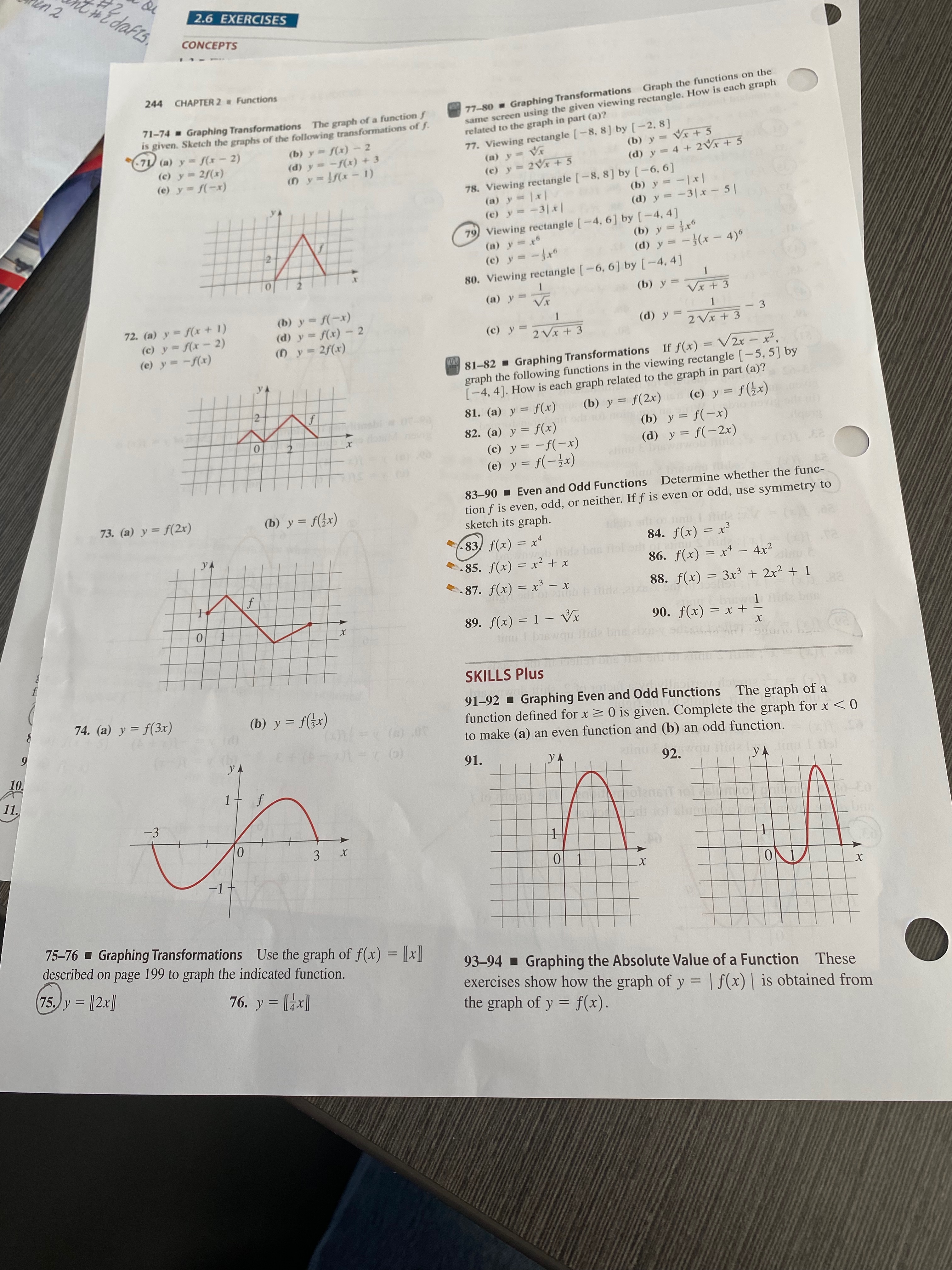 5 (b) y = 3f(x) - 5 1-2 = Fill in the