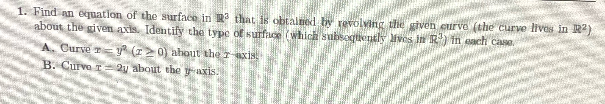 Math Calculus - please show all steps 1. Find an equation
