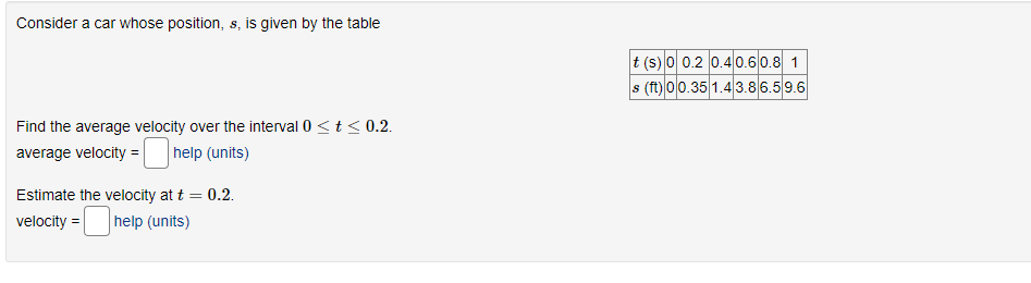 t (s) 0 0.2 0.4 0.6 0.8 1 s (ft) 0 0.35