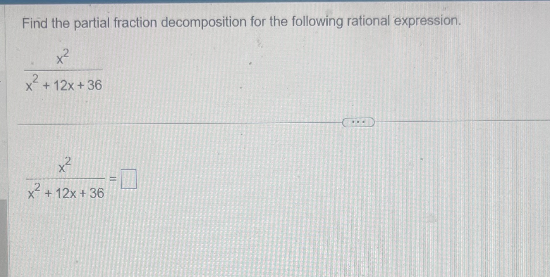 for the rational expression. x2 (x2 + 3) - 1 x2 (x2