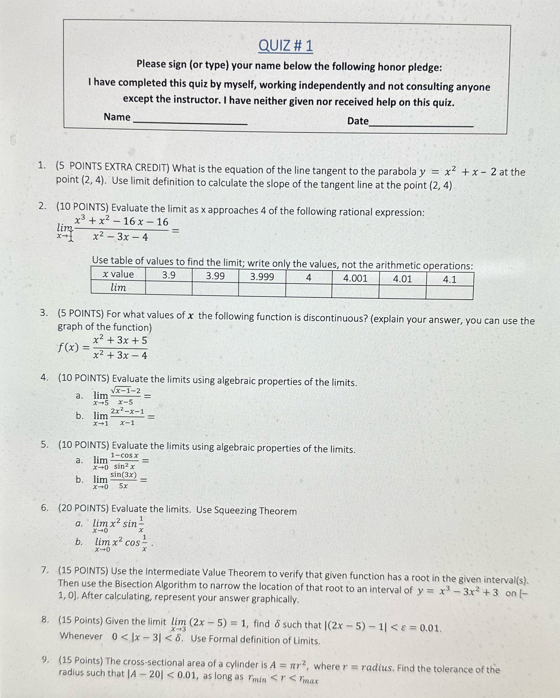 Please solve each question and show work please, also can you