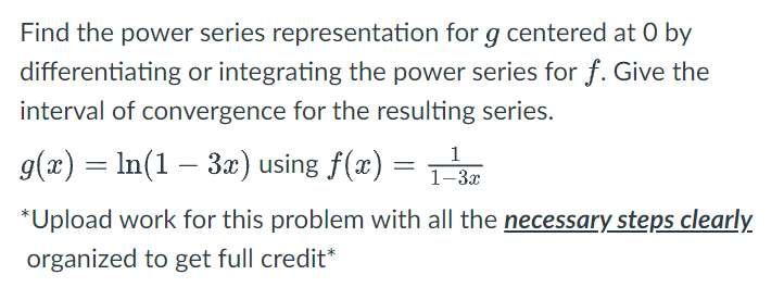 all the necessary s_teps clearly: organized to get full credit\" Find the