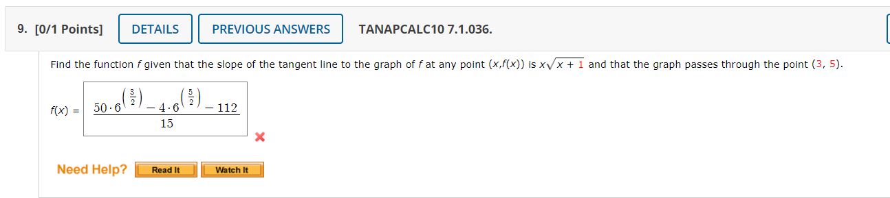 attempt to write it in terms of an indefinite integral that will