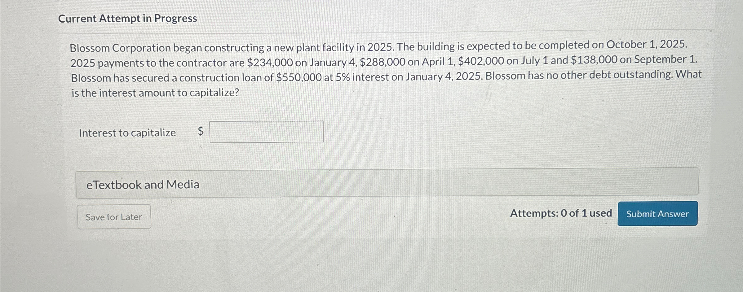 facility in 2025. The building is expected to be completed on October