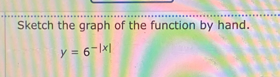 Sketch the graph of the function by hand.