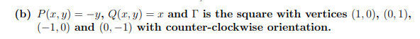 1), (1, O) and (O, 1) with counter-clockwise orientation.