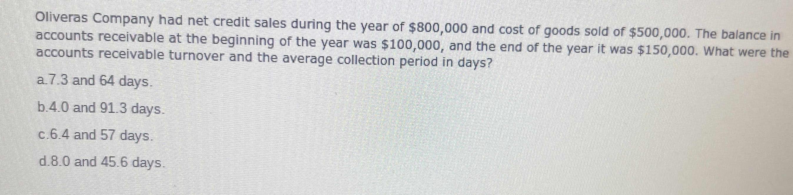 I need help with this accounting question. Please show all work,