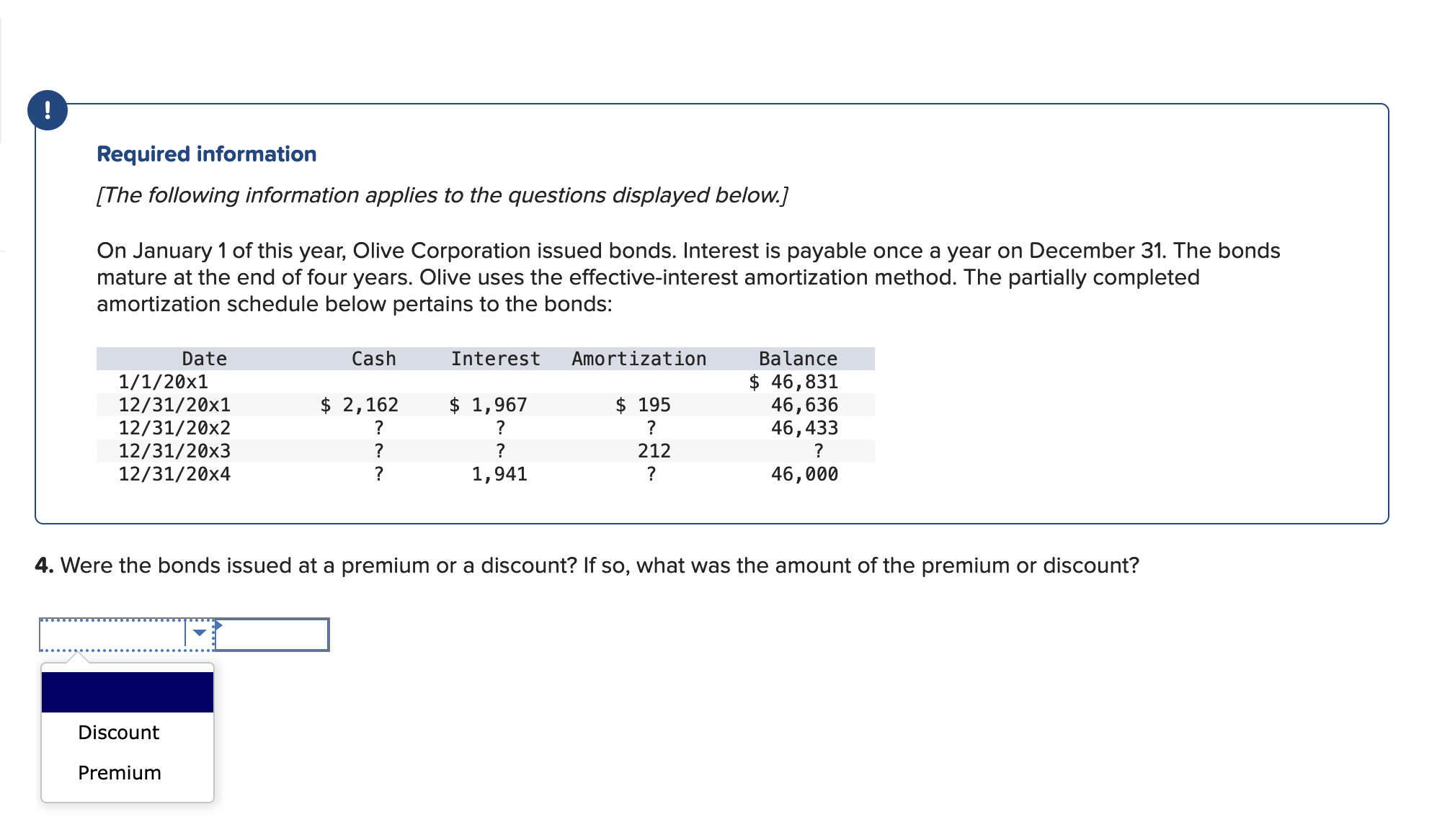 you! Required information [The following information applies to the questions displayed below.]