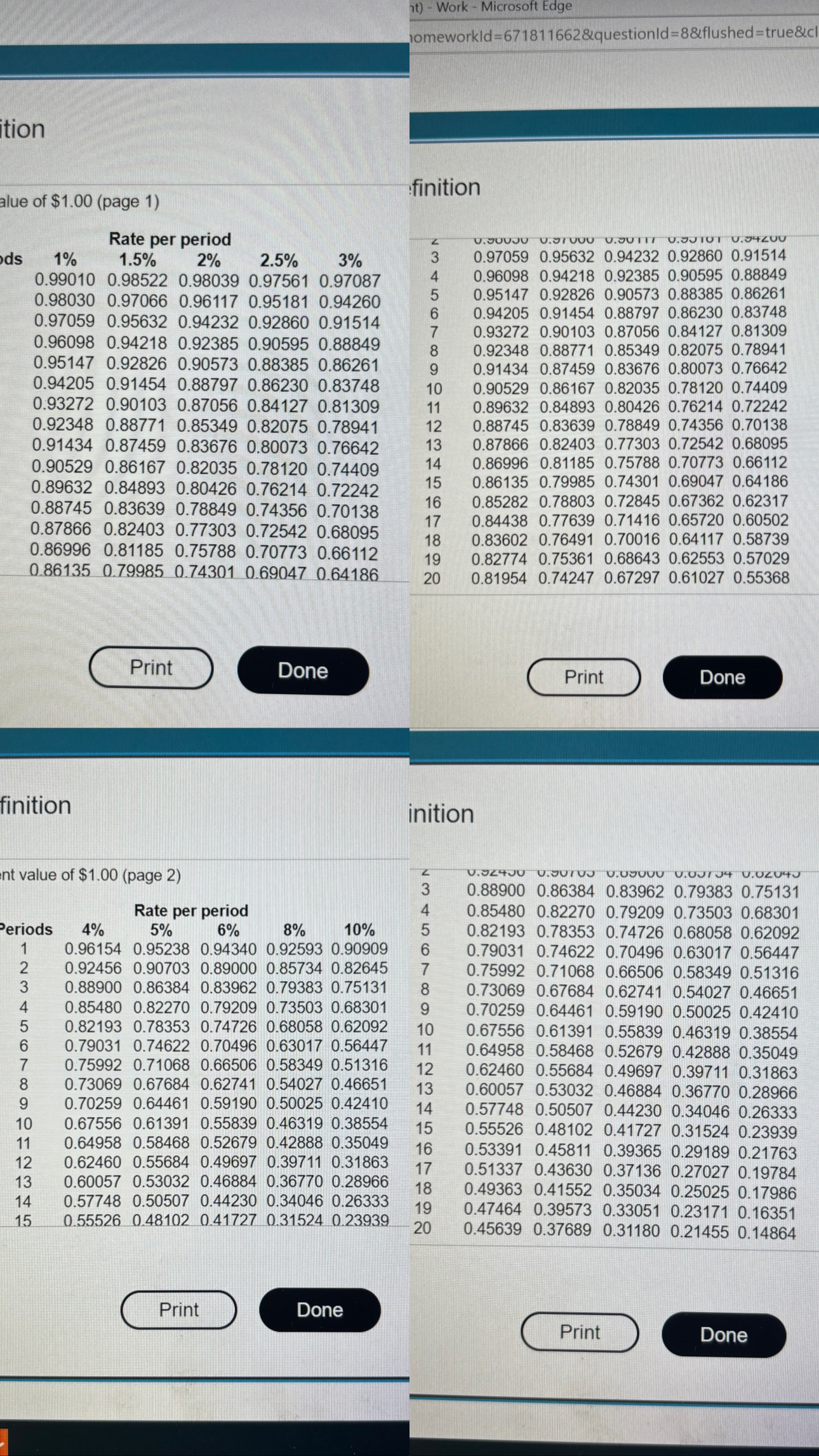 the desired future amount. Future amount needed- $2,000. Interest rate-3%. Compounding period-