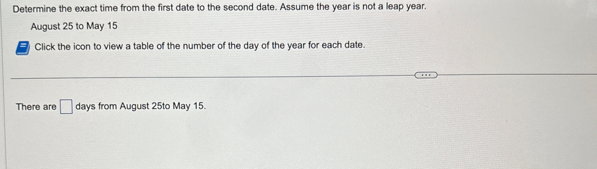 Determine the exact time from the first date to the second