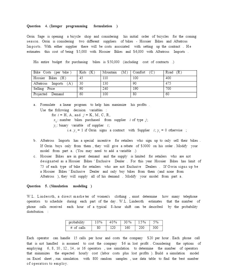 shop and considering his initial order of bicycles for the coming season.