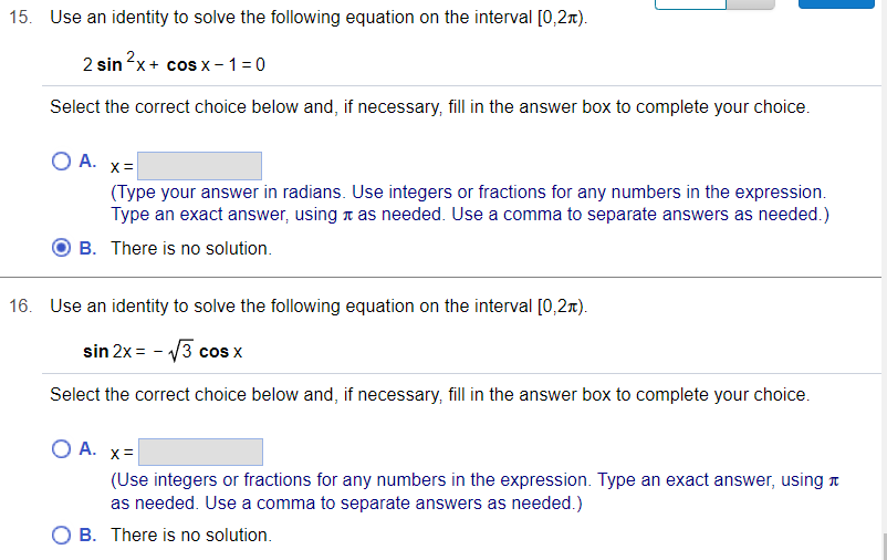 complete your choice. A- : (Type an exact answer using 1-: as