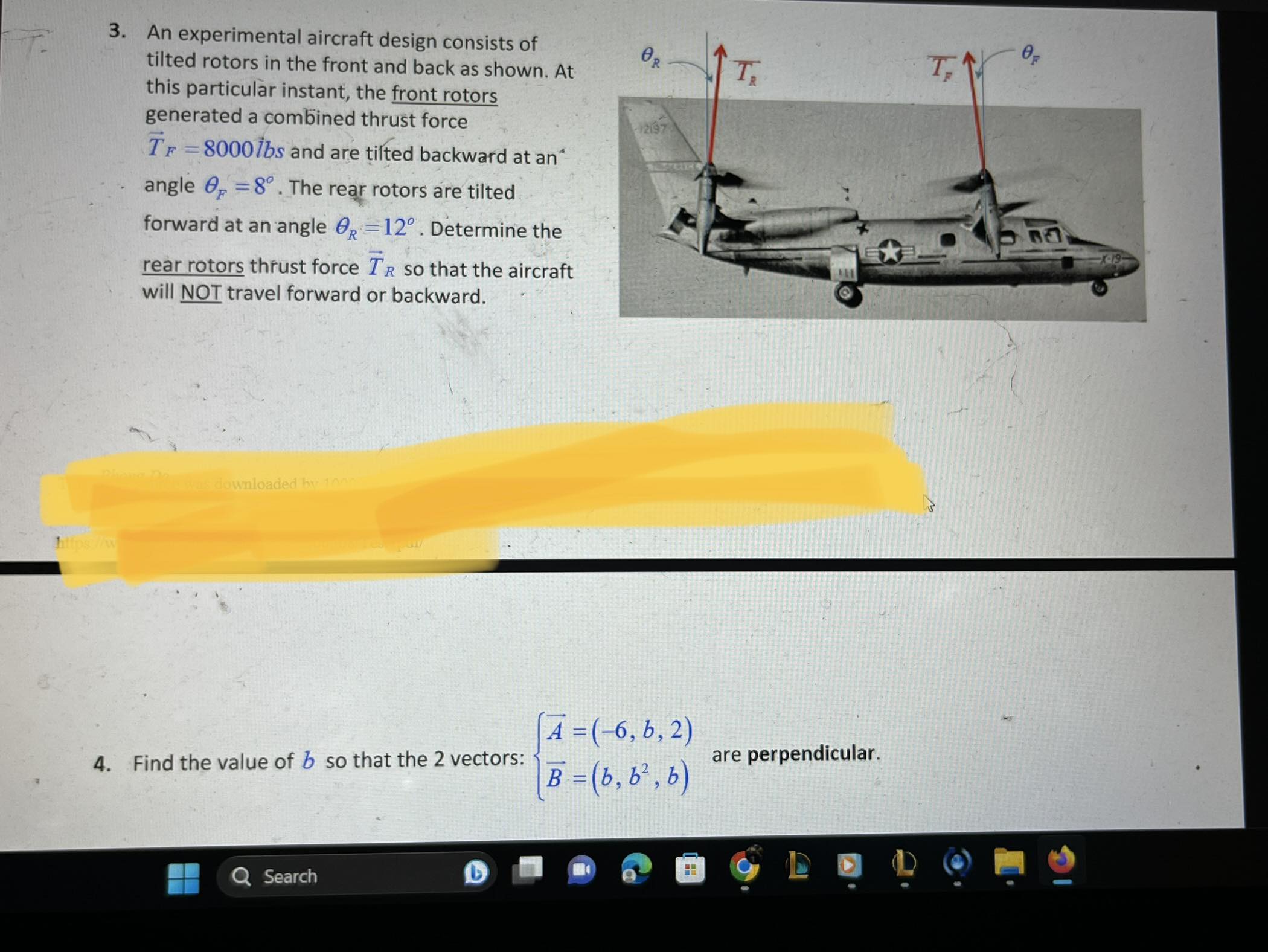 back as shown. At this particular instant, the front rotors gene rated