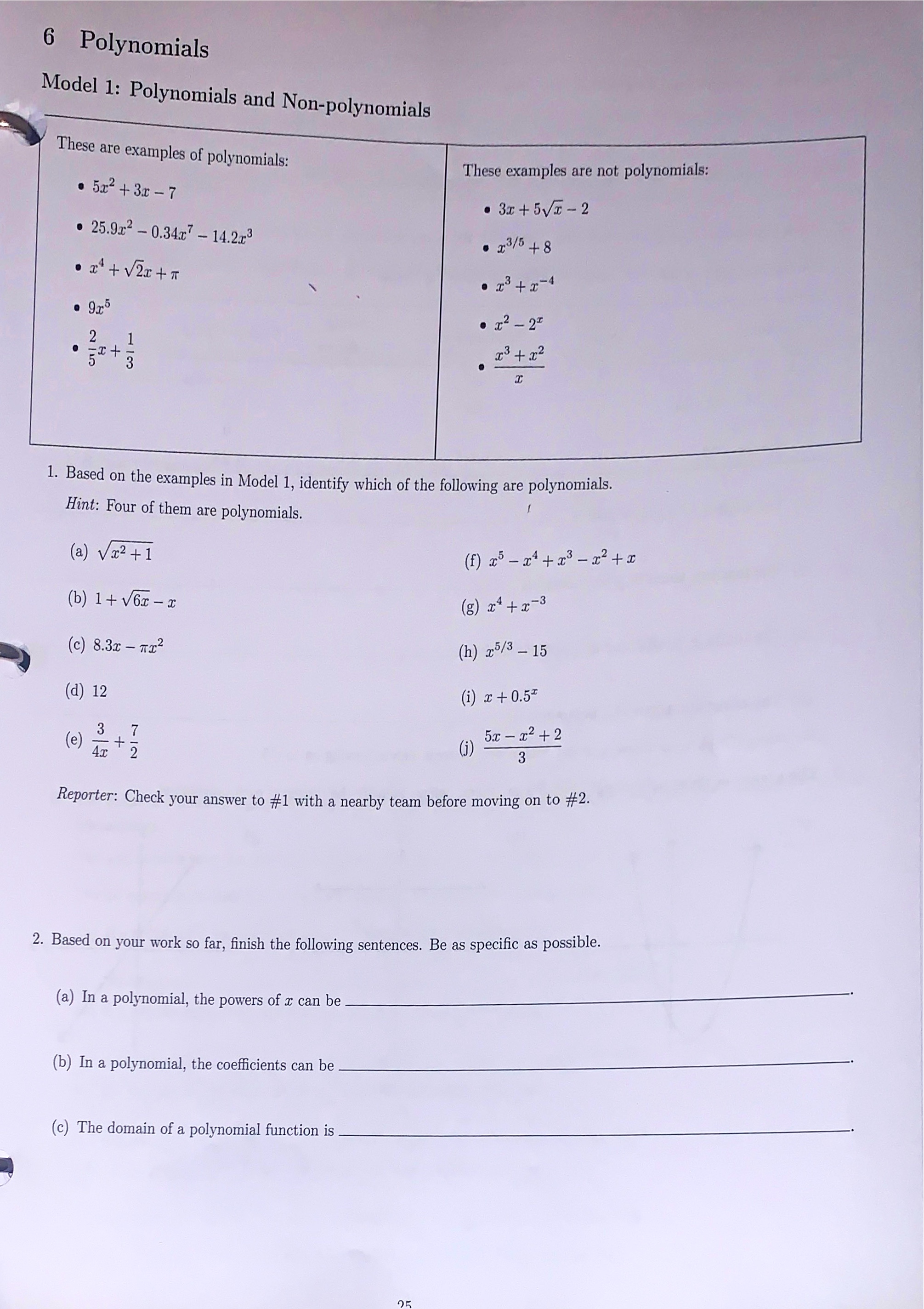 3x2 - 12x + 7 = (x -1)(15. Factor the quotient to