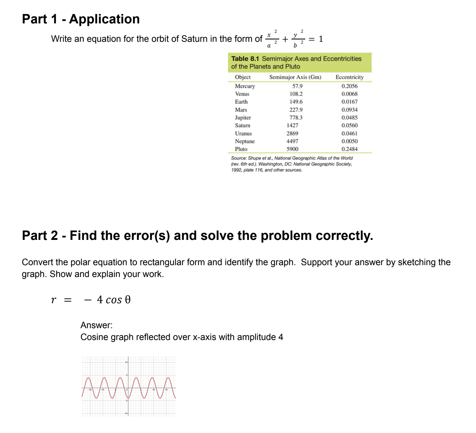 Use the discriminant test to decide whether the equation represents a parabola,