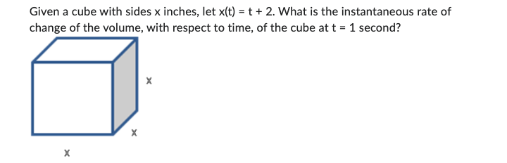 to t; x(t) = 2t + 1. What is the formula for