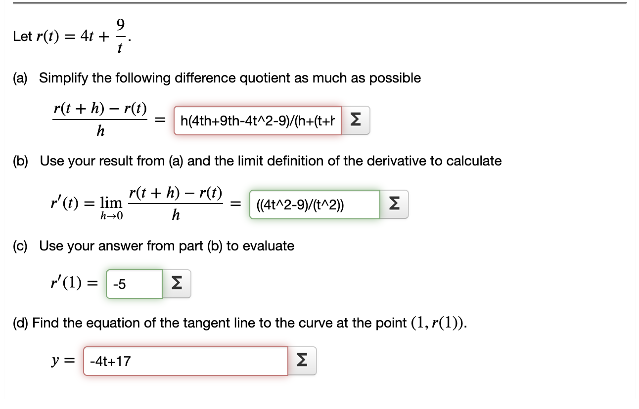 quotient as much as possible Lia-r0) = h(4th+9th-4tA29)/(h+(t+l 2 (b) Use your