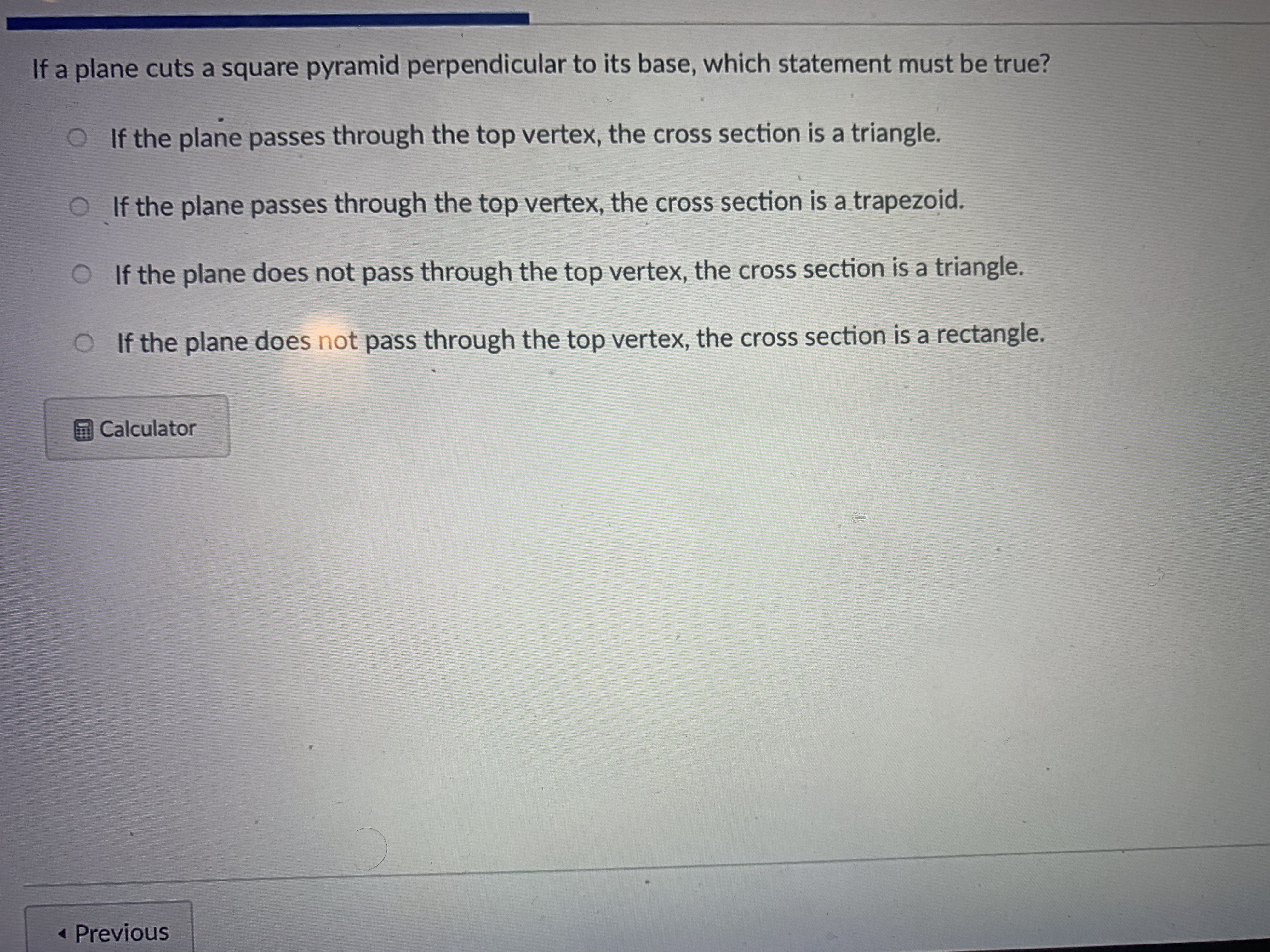 of the larger cake pan. . line i; The volume of the