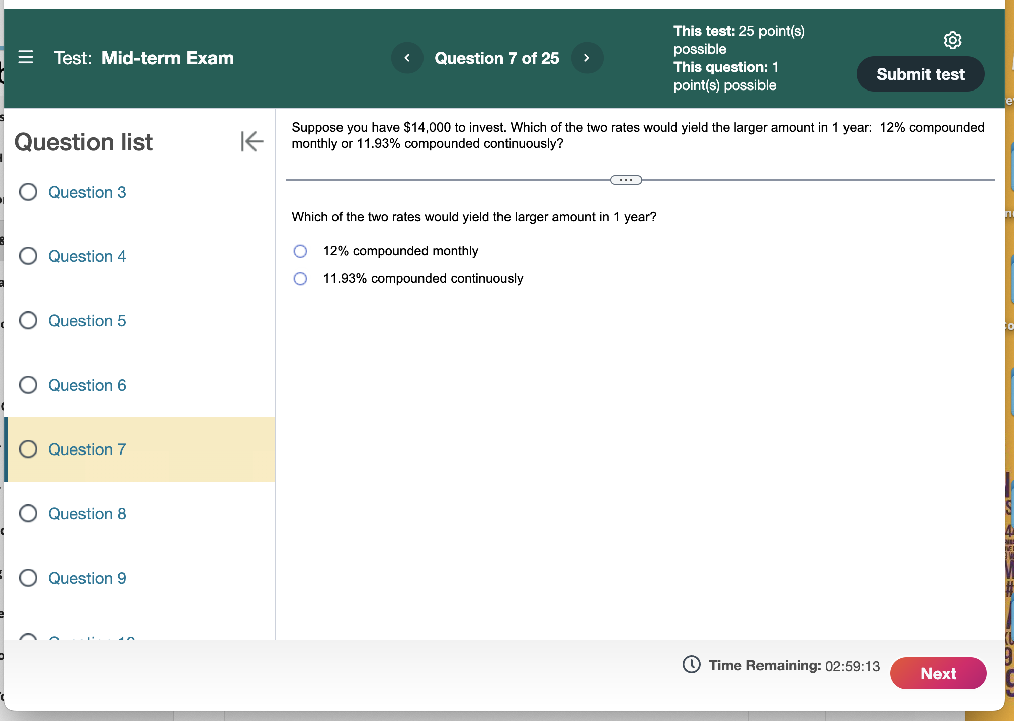 The slope of any line that is parallel to this line is.