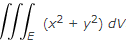 the solid that is inside the cylinderx2+y2= 4,on the planez=0and under the