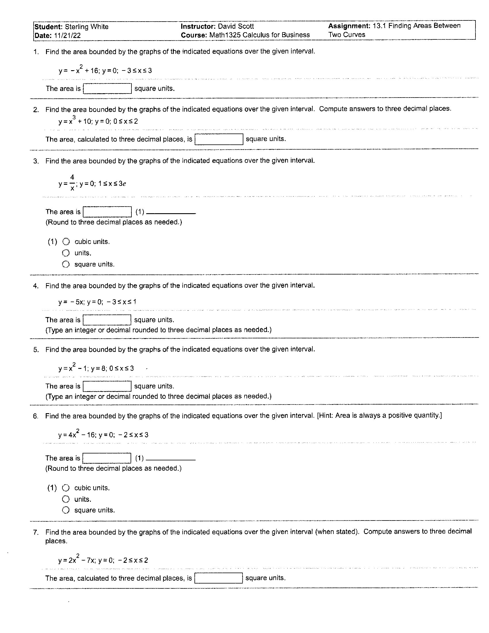 = 2. Find the particular solution determined by the given condition. at
