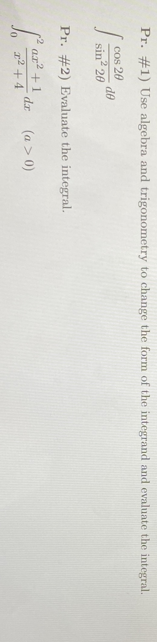 Need help with both 1 and 2. Steps need to be