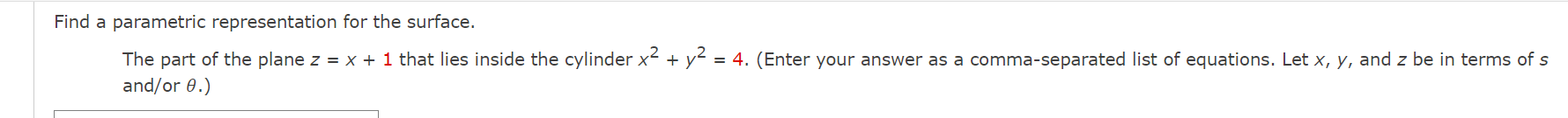 of equations. Let X, y, and 2 be in terms of u