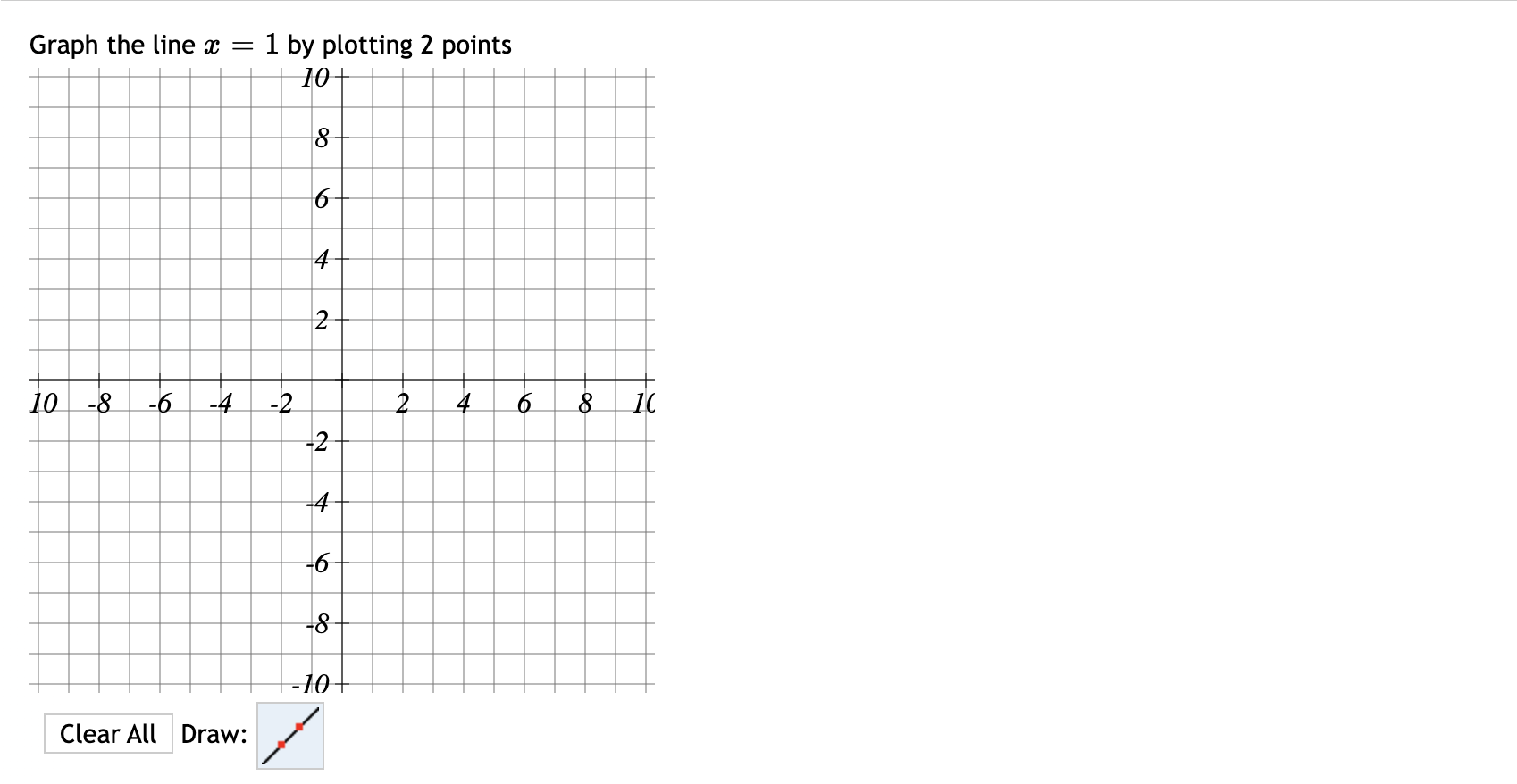 3 4 5 6 7 8 9 10 Clear All Draw:Fill in