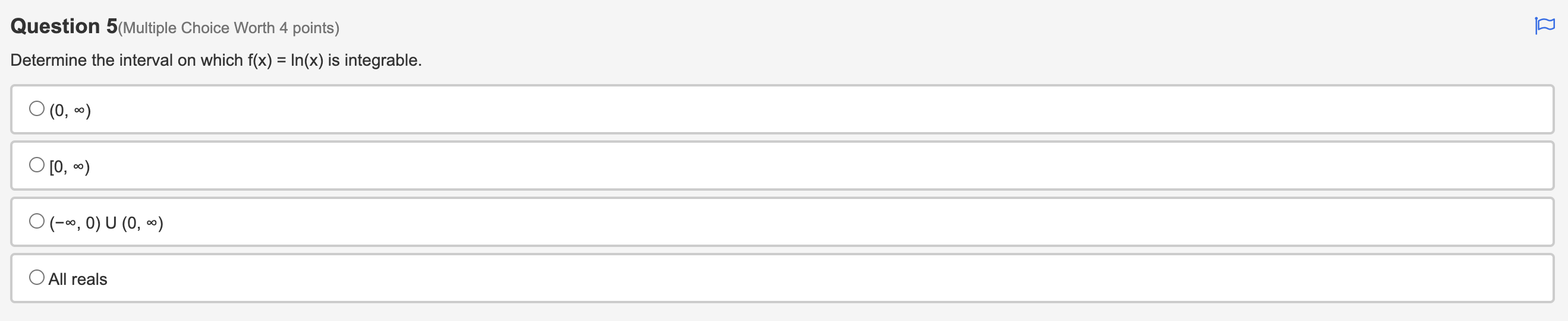 Worth 4 points) Which of the following sums does not equal the