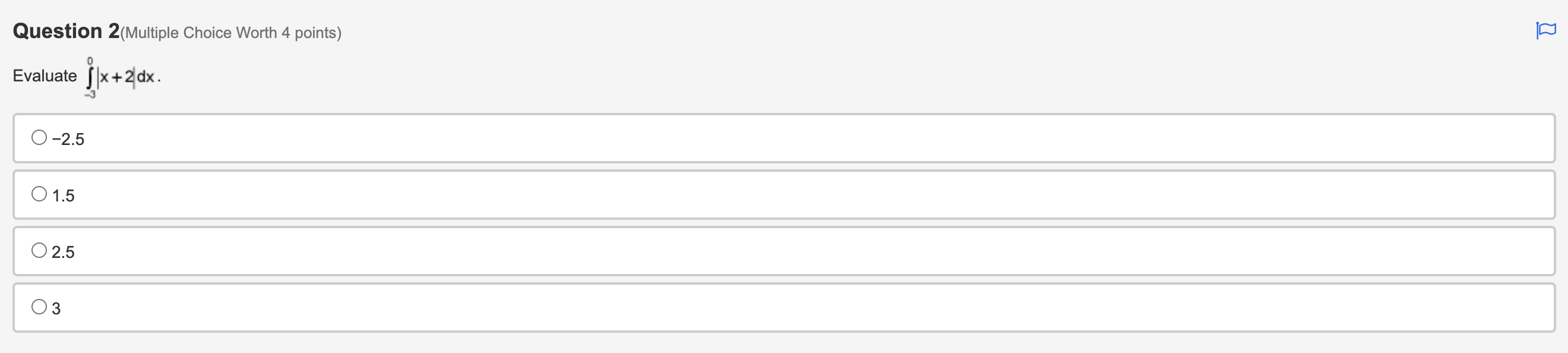 3(Multiple Choice Worth 4 points) The Riemann sum, lim Max Ax; -1