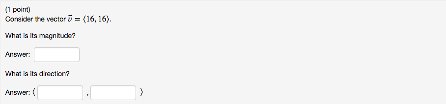 and D = (-1, -2, 0). Then: u+ U= u - V=