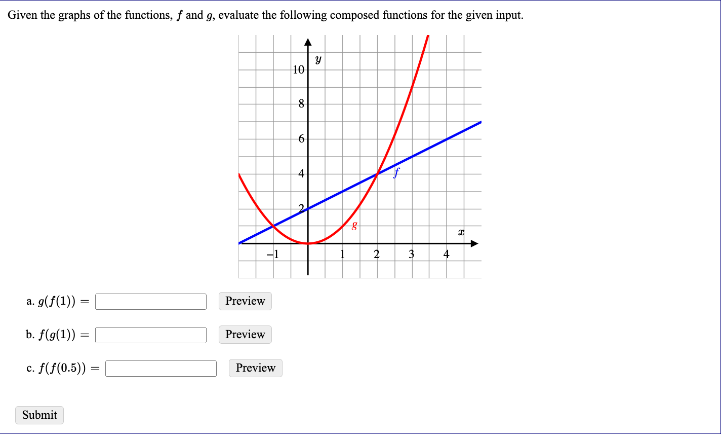 formula for f. f (t) = Preview SubmitAn expanding rectangle has a